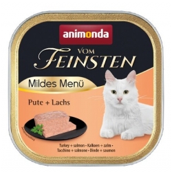 ANIMONDA VOM FEINSTEN MILDES MENU INDYK, ŁOSOŚ - DAWNIEJ "KASTRIERTE" 100g